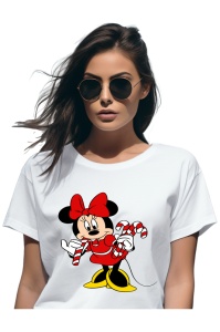 Tricou Craciun dama - Christmas Minnie