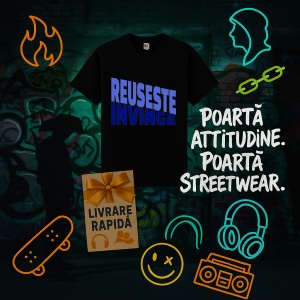 Tricou Crede reuseste invinge Negru, Copii | Dama | Barbat - Img 5