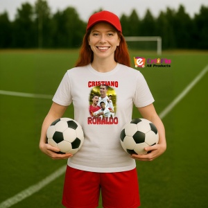 Tricou Cristiano Ronaldo Colaj Foto All time - Copii | Dama | Barbat - Img 2