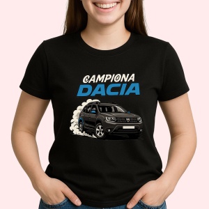 Tricou Dacia Duster Derapaje Negru, Copii | Dama | Barbat - Img 2