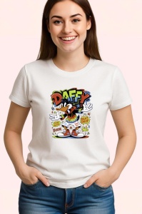 Tricou Daffy Duck Beast Mode, antrenament si forta Copii | Dama | Barbat Barbat - Img 5