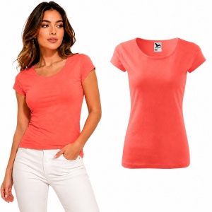 Tricou Damă 100% Bumbac Cambrat – Decolteu Rotund, Mâneci Scurte, 25 Culori | XS-2XL - Img 32