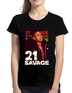 Tricou dama - 21 Savage Street Style - Img 2
