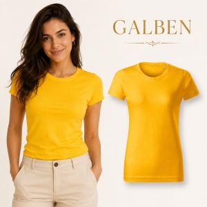 Tricou Damă Basic Free din Bumbac, Guler Rotund, Croială Cambrată, Fără Etichetă, 18 Culori, XS–2XL - Img 13