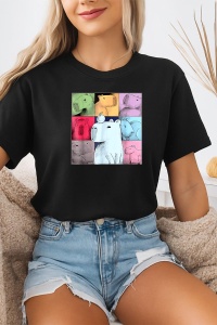 Tricou dama CapyBara - Colaj - Img 2