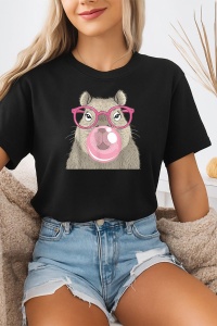 Tricou dama CapyBara - Guma de mestecat - Img 2