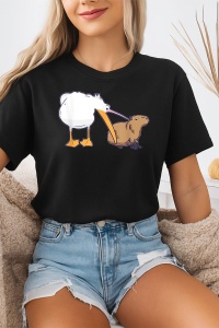 Tricou dama CapyBara - Pelican - Img 1
