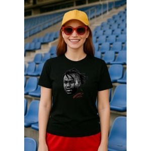 Tricou Dama cu fotbalistul Ademola Lookman-Atalanta BC din bumbac 100%