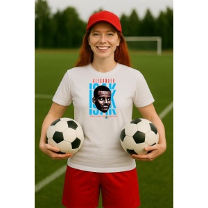 Tricou Dama cu fotbalistul Alexander Isak-Newcastle United din bumbac 100% - Img 3
