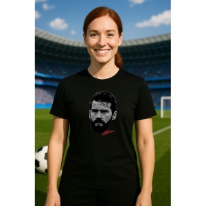 Tricou Dama cu fotbalistul Alisson Becker-Liverpool FC din bumbac 100% - Img 6