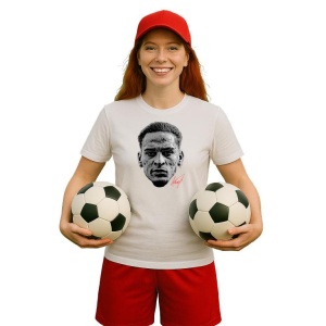 Tricou Dama cu fotbalistul Antony Matheus dos Santos-Manchester United din bumbac 100% - Img 12