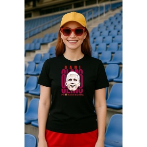 Tricou Dama cu fotbalistul Daniel Olmo Carvajal-RB Leipzig din bumbac 100%