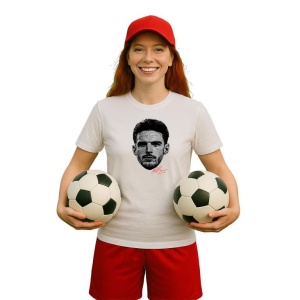 Tricou Dama cu fotbalistul Declan Rice-Arsenal FC din bumbac 100% - Img 9