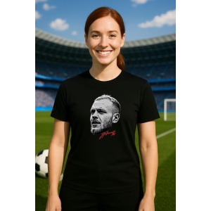 Tricou Dama cu fotbalistul Federico Dimarco-Inter Milano din bumbac 100% - Img 8