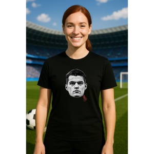 Tricou Dama cu fotbalistul Granit Xhaka-Bayer Leverkusen din bumbac 100% - Img 9