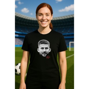 Tricou Dama cu fotbalistul Guglielmo Vicario-Tottenham din bumbac 100% - Img 5