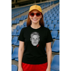 Tricou Dama cu fotbalistul Guglielmo Vicario-Tottenham Hotspur din bumbac 100%