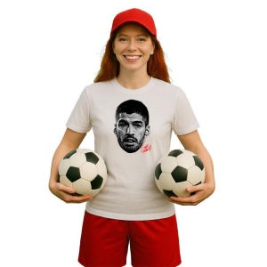 Tricou Dama cu fotbalistul Luis Suarez Inter Miami CF din bumbac 100% - Img 12