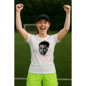 Tricou Dama cu fotbalistul Michael Olise-Crystal Palace din bumbac 100% - Img 9