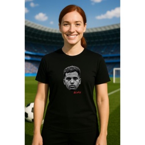 Tricou Dama cu fotbalistul Rodrygo Goes-Real Madrid din bumbac 100% - Img 4