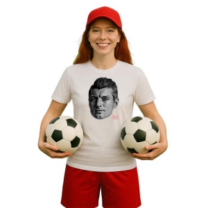 Tricou Dama cu fotbalistul Toni Kroos-Real Madrid din bumbac 100% - Img 12