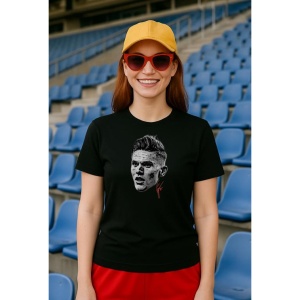 Tricou Dama cu fotbalistul Viktor Gyokeres Sporting CP din bumbac 100% - Img 2