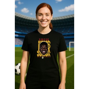 Tricou Dama cu fotbalistul Vincius Jos Paixuo de Oliveira Jnior-Real Madrid din bumbac 100% - Img 9
