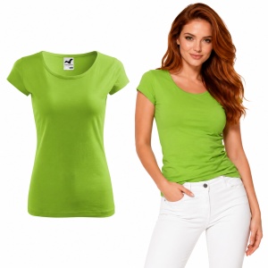 Tricou Damă din Bumbac 100% – Cambrat, Decolteu Rotund, Mâneci Scurte | 25 de Culori - Img 27