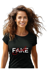 Tricou dama - Fake Smile