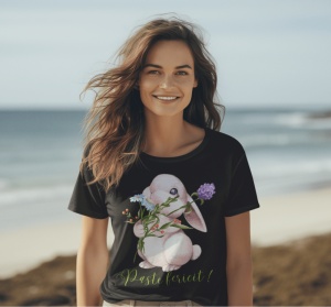 Tricou Dama Pascal Personalizat - Sărbători Pline de Stil! - din bumbac, personalizat - Cadou - Img 4