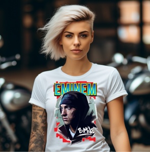 Tricou dama personalizat Hip Hop Eminem