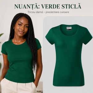Tricou Damă Rimeck Resist Heavy R04 – 100% Bumbac, 200 g/m², Croială Cambrată, S–3XL - Img 12