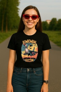 Tricou Dama Tralalero TraLaLa cu Bombombini Guzzini Funny Italian Brainrot Meme Humor Gen Z - Img 4