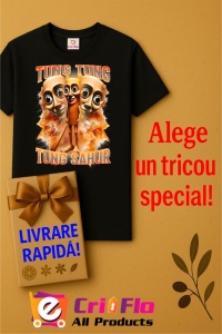 Tricou Dama Tralalero TraLaLa cu Tung Tung Tung Sahur Italian Brainrot, Funny Baseball Bat - Img 8