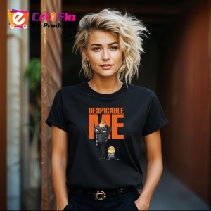 Tricou Despicable Me Gru si minionii sai in aventuri pline de umor, Copii | Dama | Barbat , tricou negru - Img 8