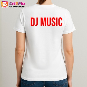 Tricou DJ MUSIC, Personalizat | Unisex Dama si Barbat - Img 3