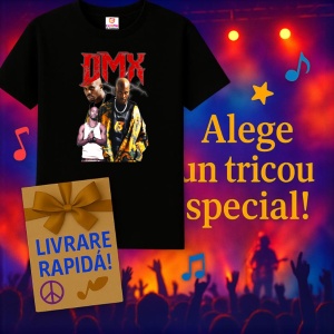 Tricou DMX, muzica POP, Dama | Barbat | Copii, Culoare Negru - Img 11