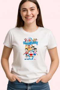 Tricou Doraemon robotul pisica albastra care ajuta cu gadgeturi din viitor, Copii | Dama | Barbat - Img 4