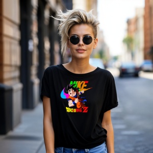 Tricou Dragon Ball Z Fire Tricou Negru - Copii | Dama | Barbat - Img 8