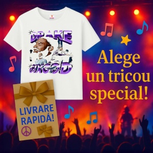 Tricou Drake v1, muzica POP, Dama | Barbat | Copii - Img 7