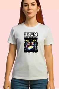 Tricou Drum Is My Superpower Set Tobe, Copii | Dama | Barbat - Img 4