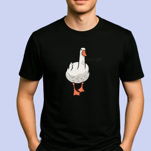 Tricou Duck you Negru, Copii | Dama | Barbat - Img 2
