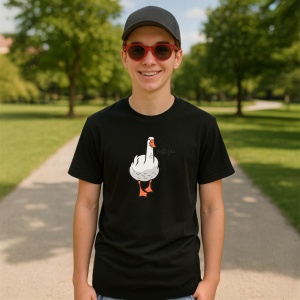 Tricou Duck you Negru, Copii | Dama | Barbat - Img 4