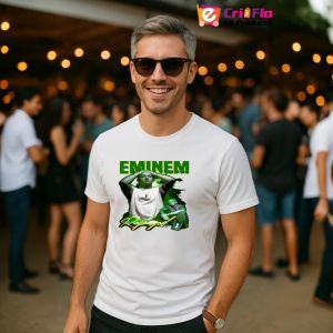 Tricou Eminem rap god verde, muzica K-pop, Dama | Barbat | Copii