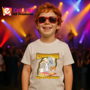 Tricou Eminem RAPGOD desen, muzica Rap, Dama | Barbat | Copii - Img 10