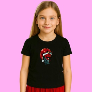 Tricou Evil Santa Mask, din bumbac 100% Copii | Dama | Barbat