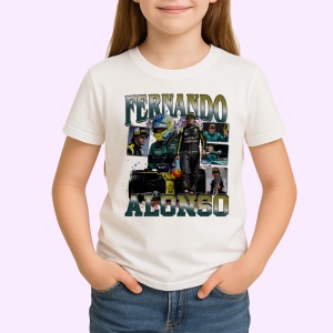 Tricou Fernando Alonso Montaj Curse Formula 1, Copii | Dama | Barbat - Img 3