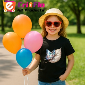 Tricou Fluture pastel pe frunza uscata design elegant natural Copii | Dama | Barbat Barbat - Img 19