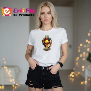 Tricou Fotbalul E Religie Emblema Steaua V1, din bumbac 100% , tricou alb pentru Copii | Dama | Barbat - Img 7
