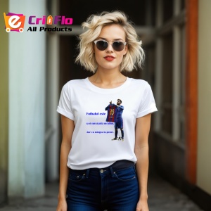 Tricou fotbalul este ca si cum ai picta un tablou dar cu o minge la picior mesaj inspirational, Copii | Dama | Barbat - Img 7